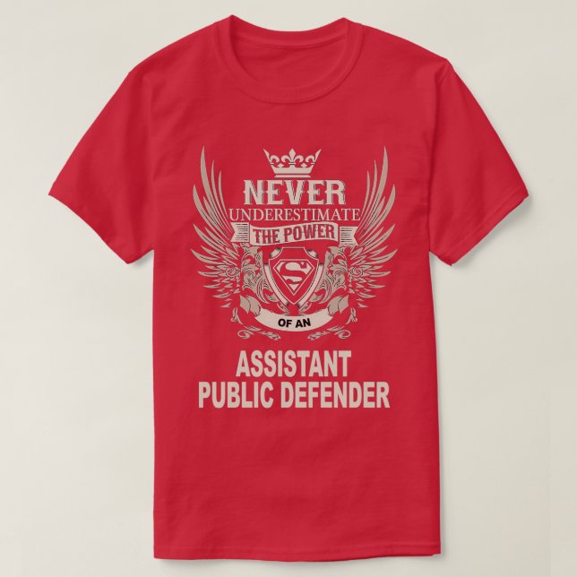 ASSISTANT PUBLIC DEFENDER Classic TShirt (Design Front)