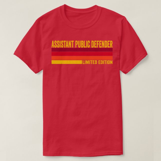 Assistant Public Defender T-Shirt (Design Front)