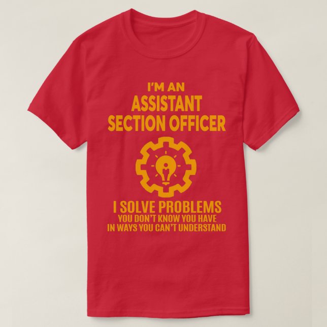 ASSISTANT SECTION OFFICER NICE DESIGN 2017 2 T-Shirt (Design Front)