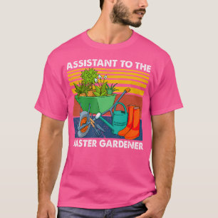 Assistant To The Master Gardener Vintage Gardening T-Shirt