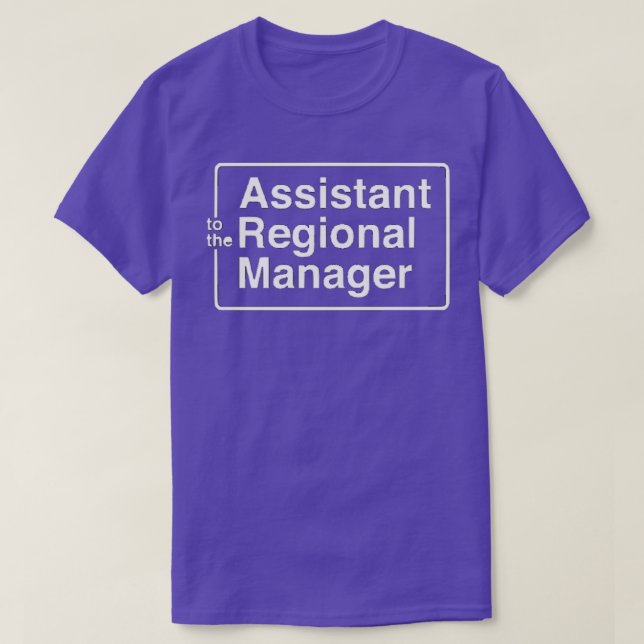 Assistant to the Regional Manager 20 T-Shirt (Design Front)