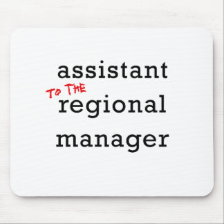 Assistant (to the) Regional Manager Mouse Mat