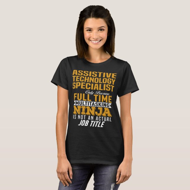 Assistive Technology Specialist T-Shirt (Front Full)