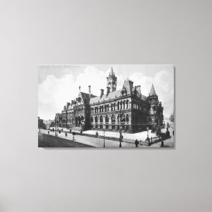 Assize Courts, Manchester, c.1910 Canvas Print