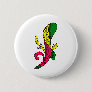 Asso di Bastoni 6 Cm Round Badge