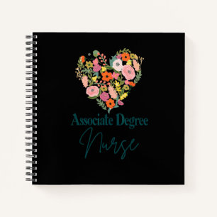 Associate Degree Nurse Life Job Pride Nursing Moth Notebook