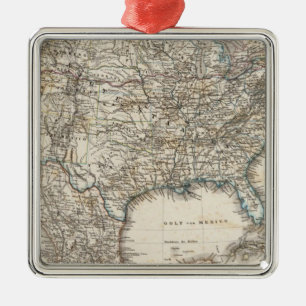 Association states of North America, Mexico Metal Tree Decoration