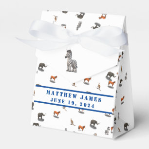 Assorted Animals Themed Baby Shower Favour Box