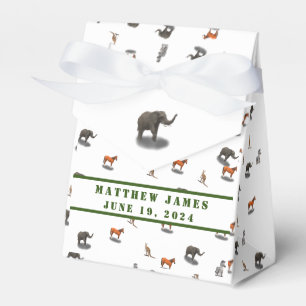 Assorted Animals Themed Baby Shower Favour Box