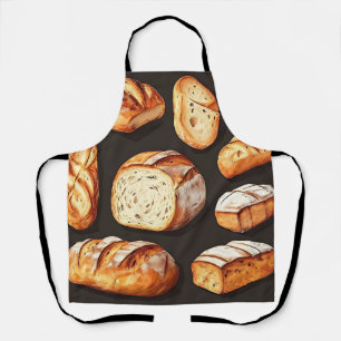 Assorted Artisan Bread Loaves Apron