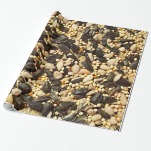 Assorted Bird Seed Wrapping Paper