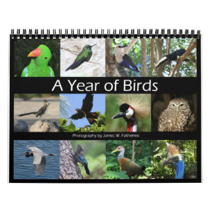 Assorted Birds Wall Calendar by J.W. Fatherree.