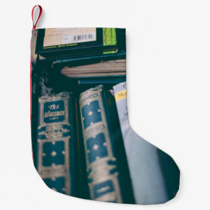 ASSORTED BOOK LOT SMALL CHRISTMAS STOCKING
