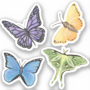 Assorted Butterfly Vinyl Stickers