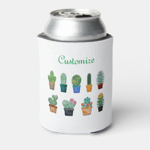 Assorted Cactus Plants Thunder_Cove Can Cooler