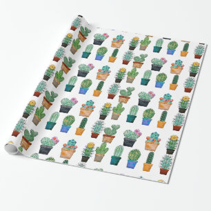 Assorted Cactus Plants Thunder_Cove Wrapping Paper