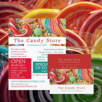 Assorted Candy, Confectionery Supplies Advertising