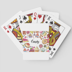 Assorted Candy Playing Cards