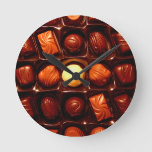 ASSORTED CHOCOLATES ROUND CLOCK
