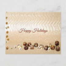 Assorted Chocolates with Decorative Flowers