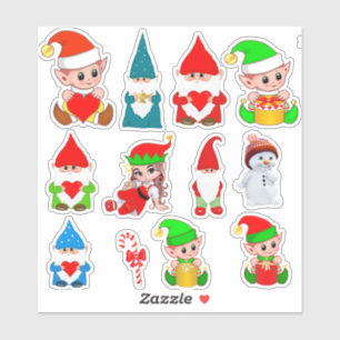 Assorted Christmas Gnomes, Elves & Snowman