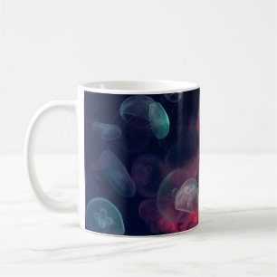ASSORTED-COLOR JELLYFISH PAINTING COFFEE MUG
