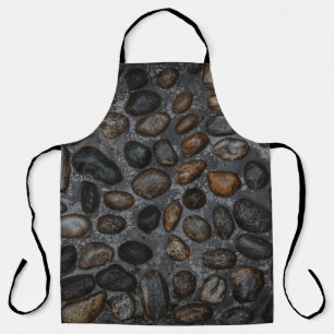 Assorted-color stones apron