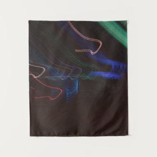Assorted-colour LED lights illustration Tapestry