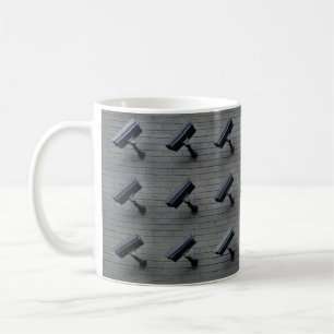 Assorted-colour security cameras coffee mug