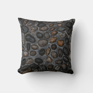 Assorted-colour stones cushion
