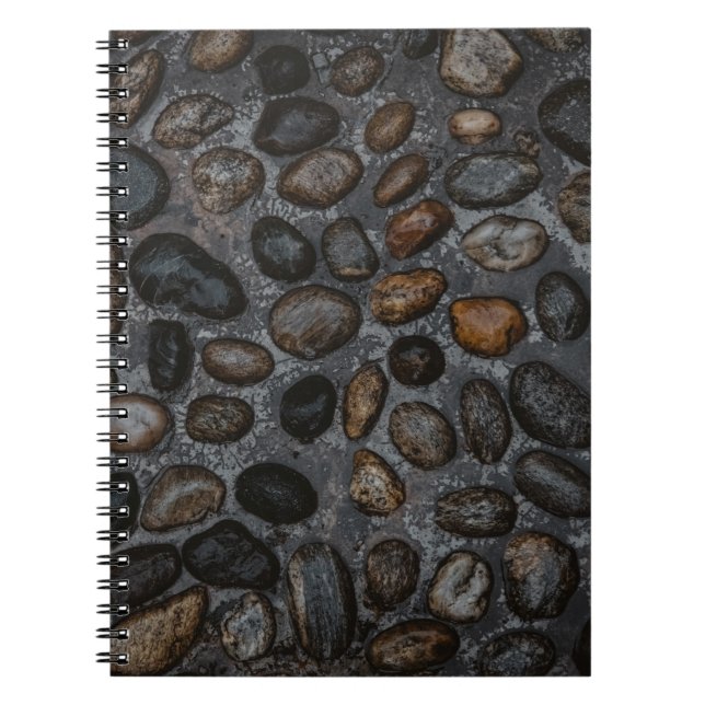 Assorted-colour stones notebook (Front)