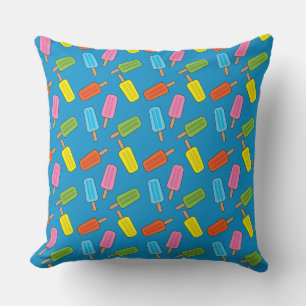 Assorted Colourful Popsicles Pattern Cushion