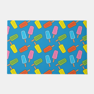 Assorted Colourful Popsicles Pattern Doormat
