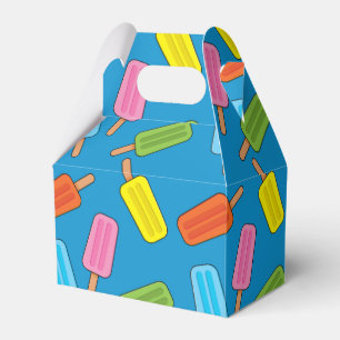 Assorted Colourful Popsicles Pattern Favour Box