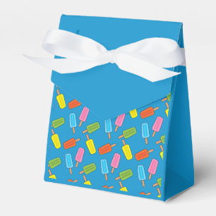 Assorted Colourful Popsicles Pattern Favour Box
