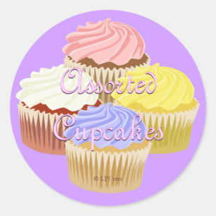 Assorted Cupcake Labels