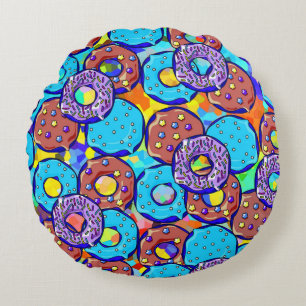 ASSORTED DONUTS 2A THROW PILLOW