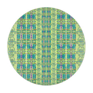 Assorted Floral Cupflowers Cutting Board