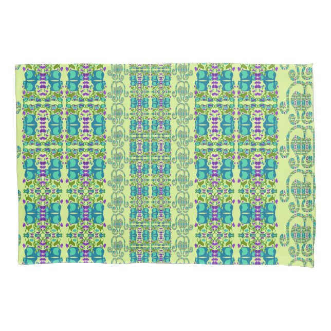 Assorted Floral Cupflowers Pillowcase (Front)