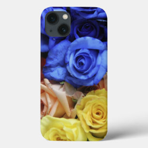 Assorted fresh rose bouquets iPhone 13 case