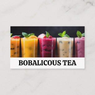 Assorted Fruit Smoothies  Business Card