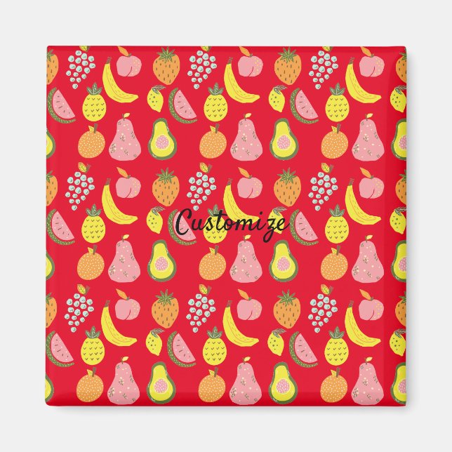Assorted Fruits Collection Thunder_Cove    Magnet (Front)