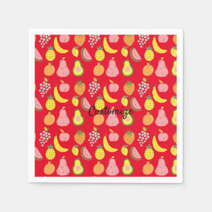 Assorted Fruits Collection Thunder_Cove  Napkin