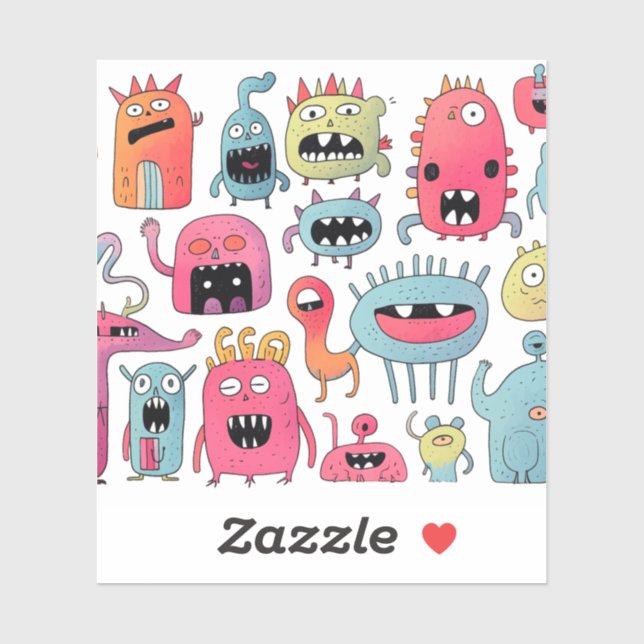 Assorted monster figures (Sheet)