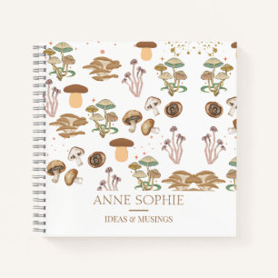 Assorted Mushrooms Personalised Notebook