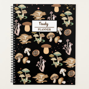 Assorted Mushrooms Personalised Planner
