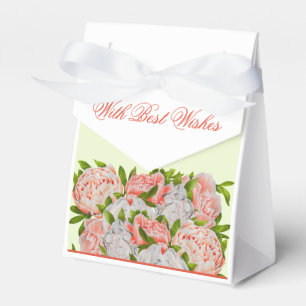 Assorted Peonies on a Favour Box