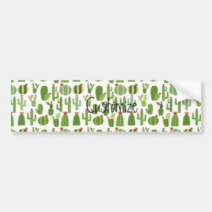Assorted Red-flowered Cactus Plants Thunder_Cove Bumper Sticker