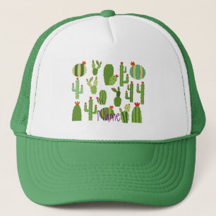 Assorted Red-flowered Cactus Plants Thunder_Cove Trucker Hat