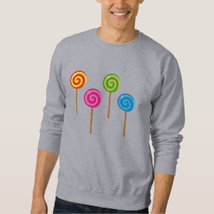 Assorted Spiral Colourful Lollipops Sweatshirt